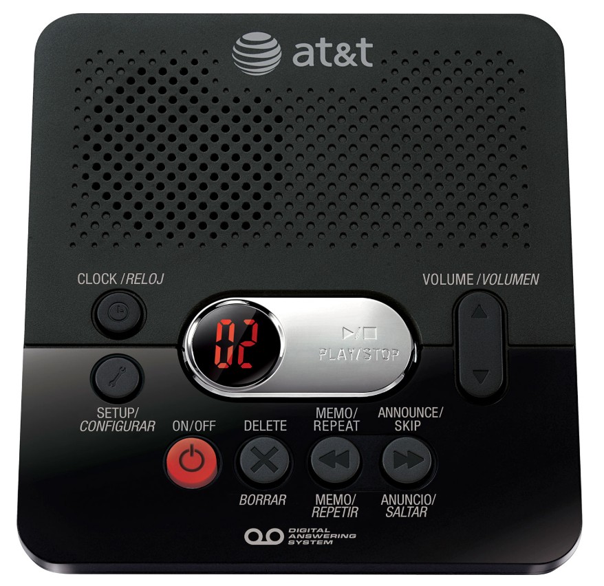 Digital Answering Machine with 60-Minute Recording & Call Screening