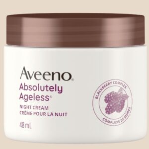 Aveeno Absolutely Ageless Night Cream – Anti-Aging Moisturizer (48ml)