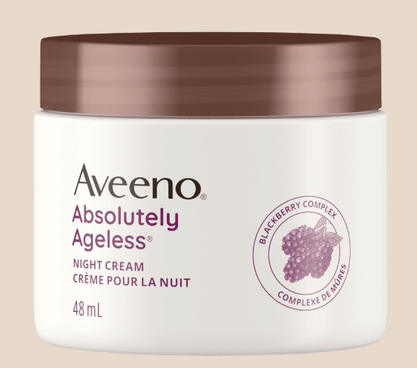 Aveeno Absolutely Ageless Night Cream – Anti-Aging Moisturizer (48ml)