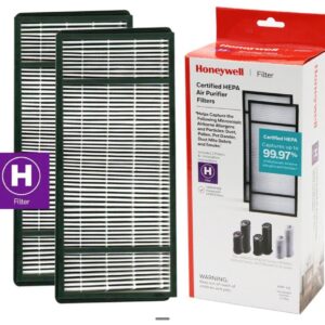 Honeywell Filter H True HEPA Replacement Filter - 2 Pack, HRF-H2